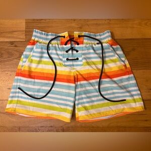 TomboyX Multicolor Striped Swim Shorts